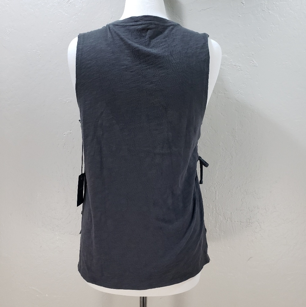 LUCKY BRAND Kiss sleeveless shirt A12-13 - Picture 7 of 8